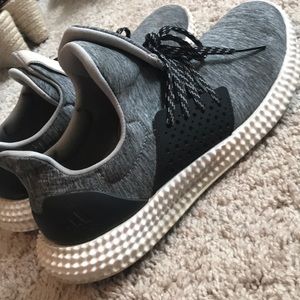 Black and Grey Adidas Tennis shoes/athletic shoes